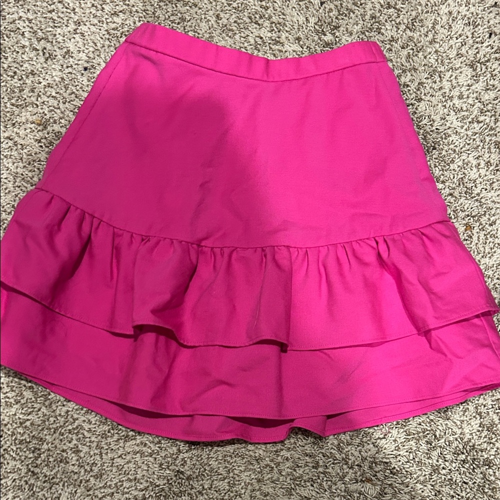 J. Crew Vibrant Pink Mini Skirt